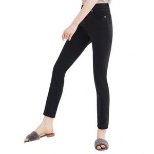 Madewell 9" High Rise Skinny Jeans - Black Frost /  24 Petite